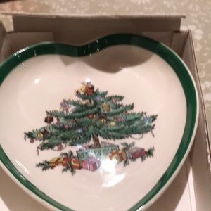 Brand new in the box Spode Heart shaped dish